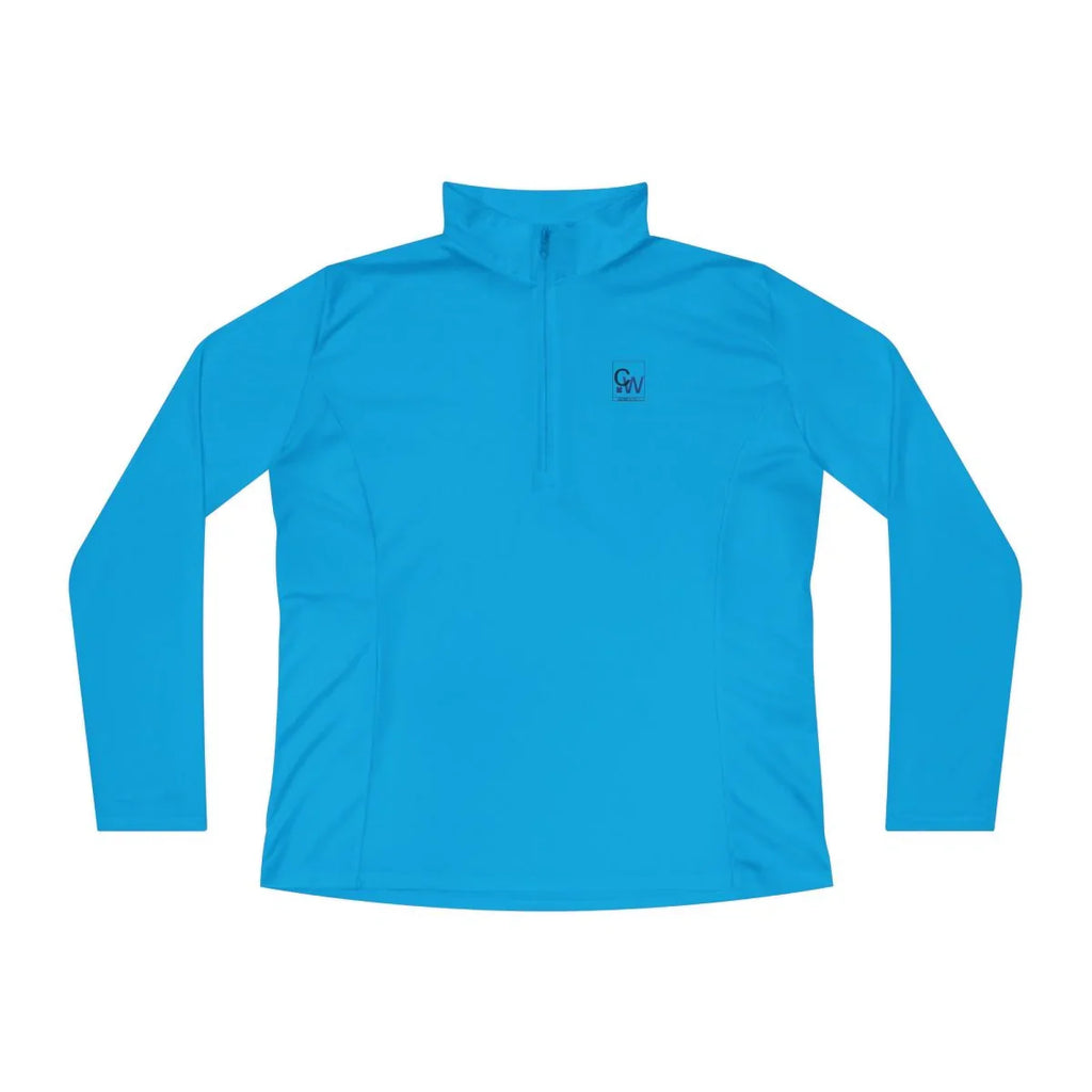 Ladies Quarter-Zip Pullover - Clovr World