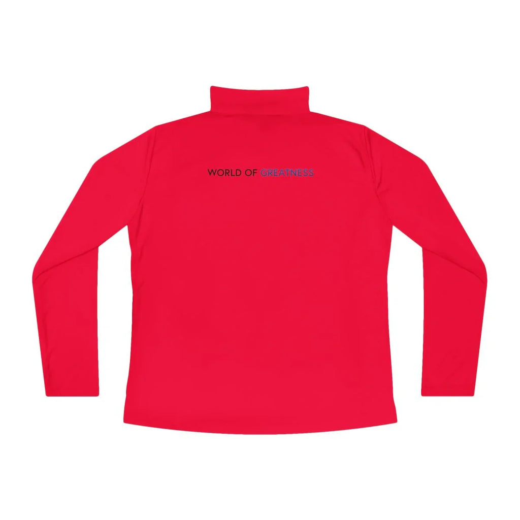 Ladies Quarter-Zip Pullover - Clovr World