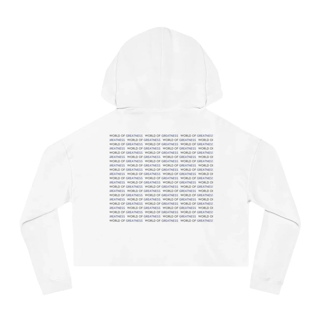 Women’s Cropped Hooded Sweatshirt - Clovr World