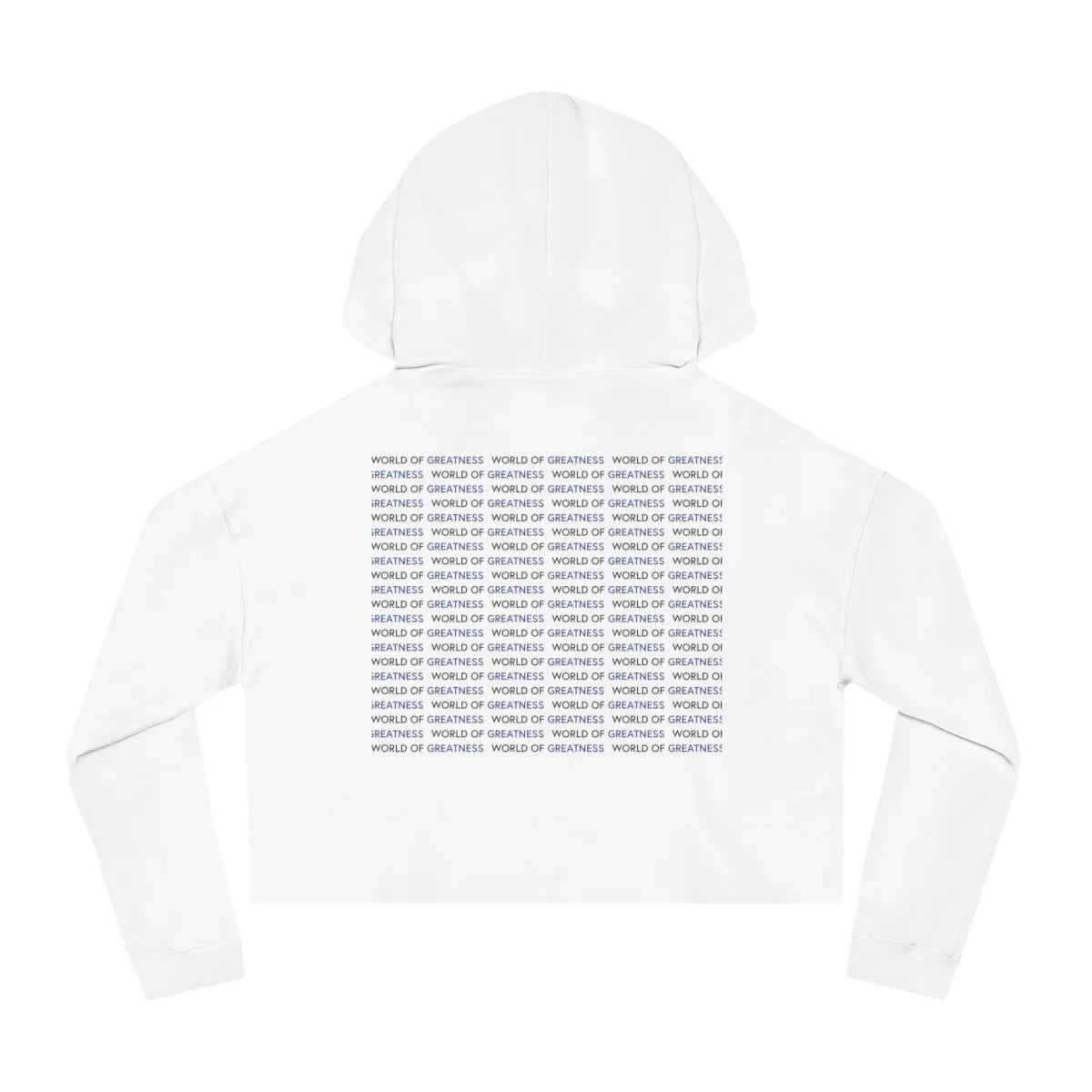 Women’s Cropped Hooded Sweatshirt - Clovr World