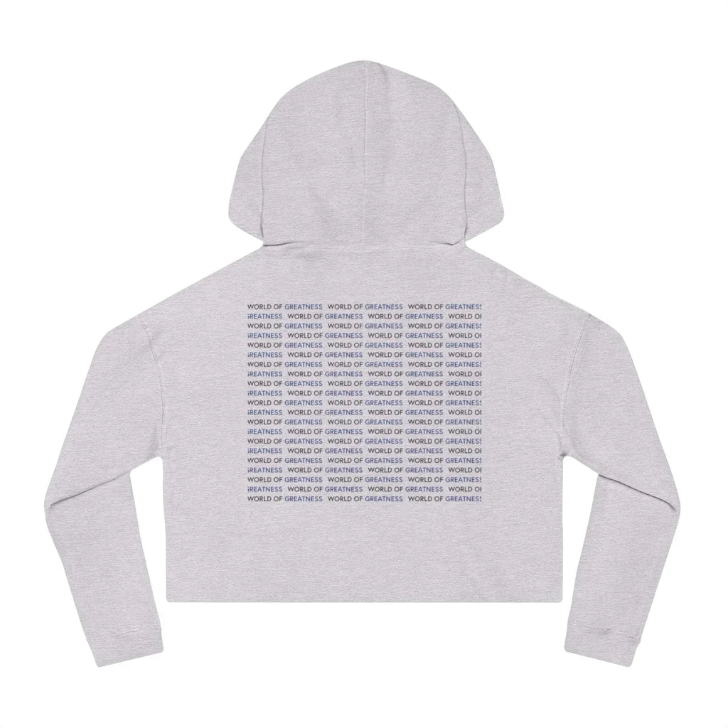 Women’s Cropped Hooded Sweatshirt - Clovr World