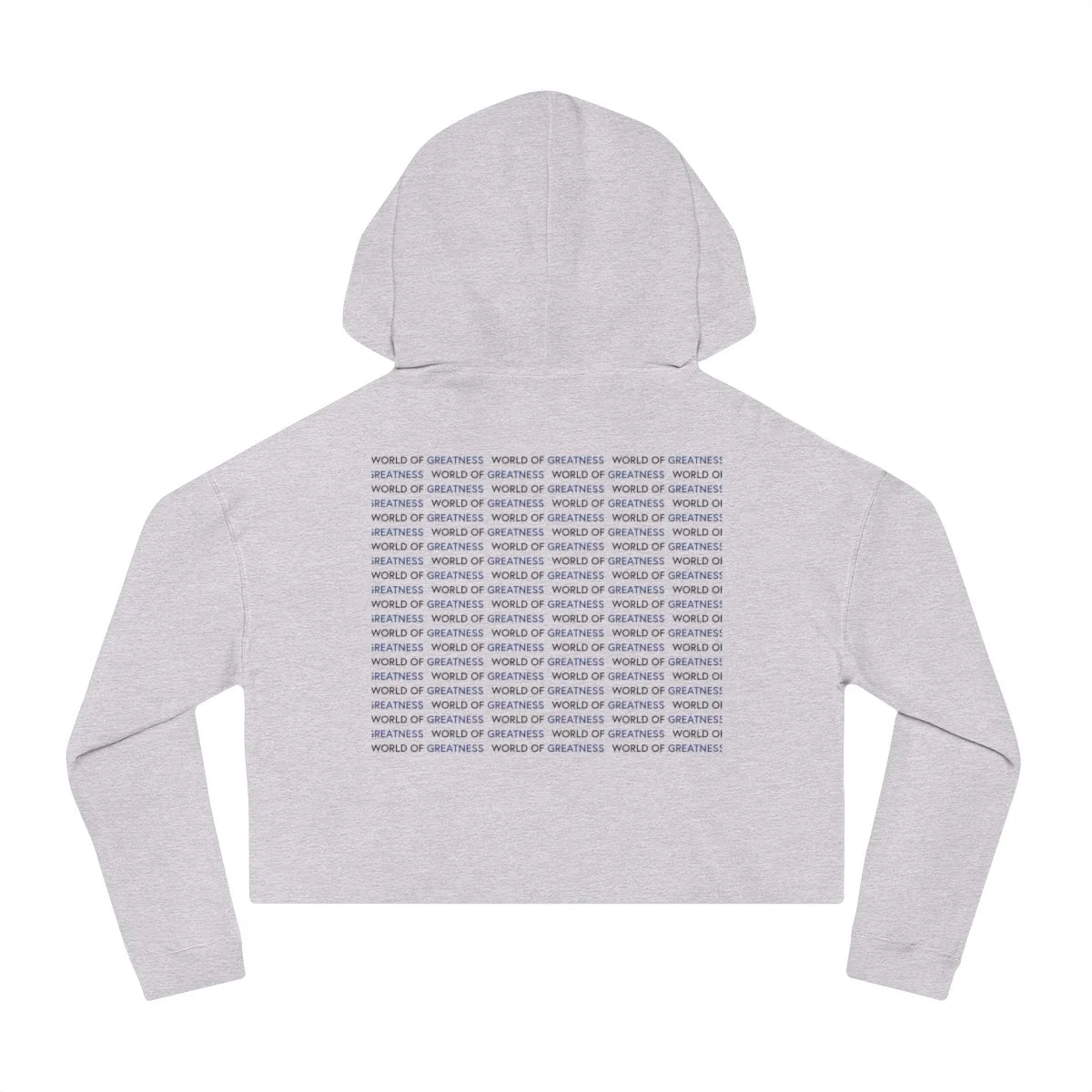 Women’s Cropped Hooded Sweatshirt - Clovr World