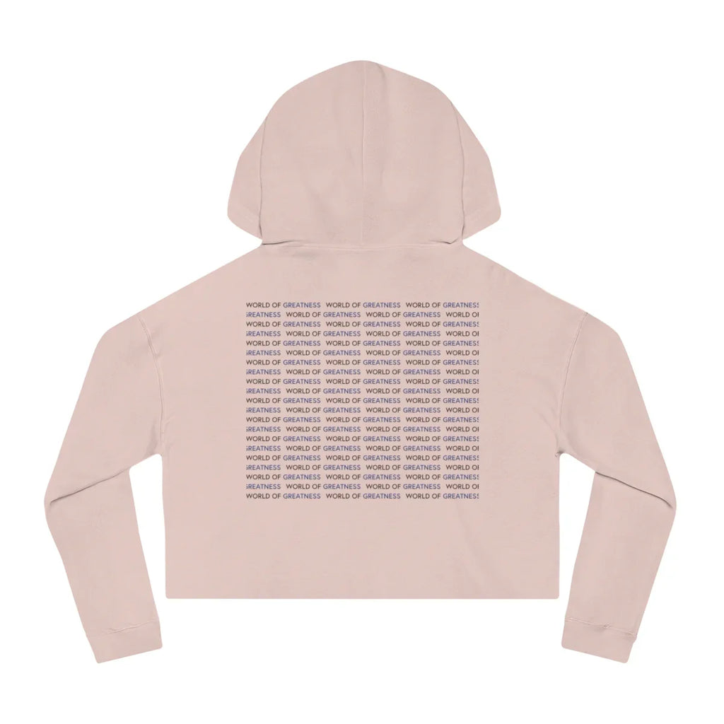 Women’s Cropped Hooded Sweatshirt - Clovr World