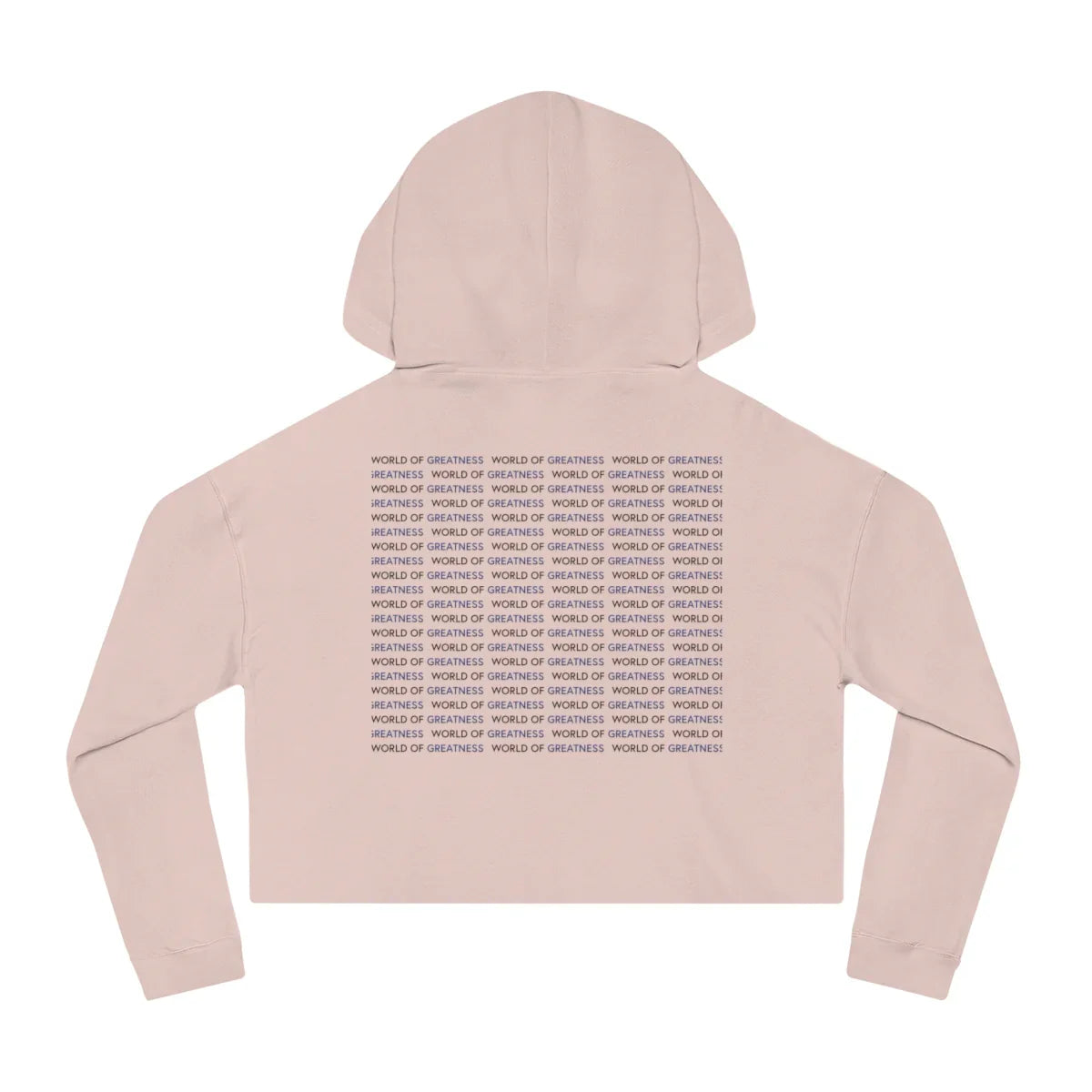 Women’s Cropped Hooded Sweatshirt - Clovr World