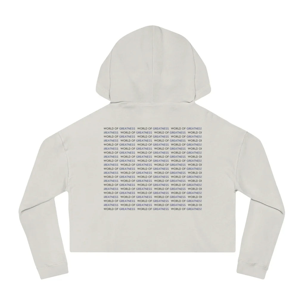 Women’s Cropped Hooded Sweatshirt - Clovr World