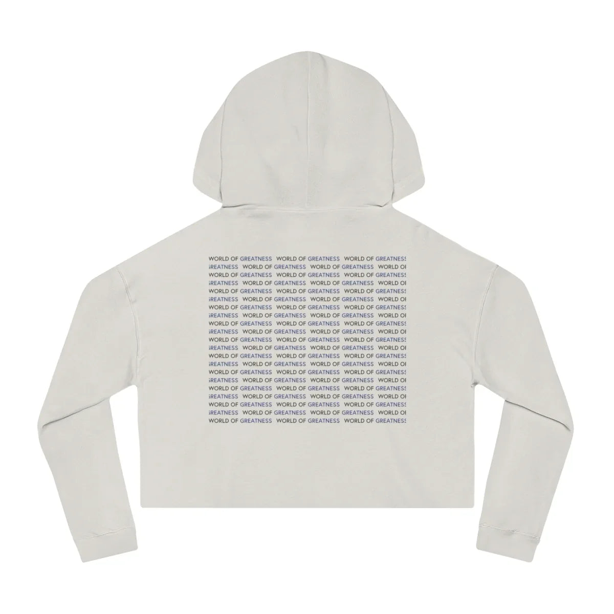 Women’s Cropped Hooded Sweatshirt - Clovr World