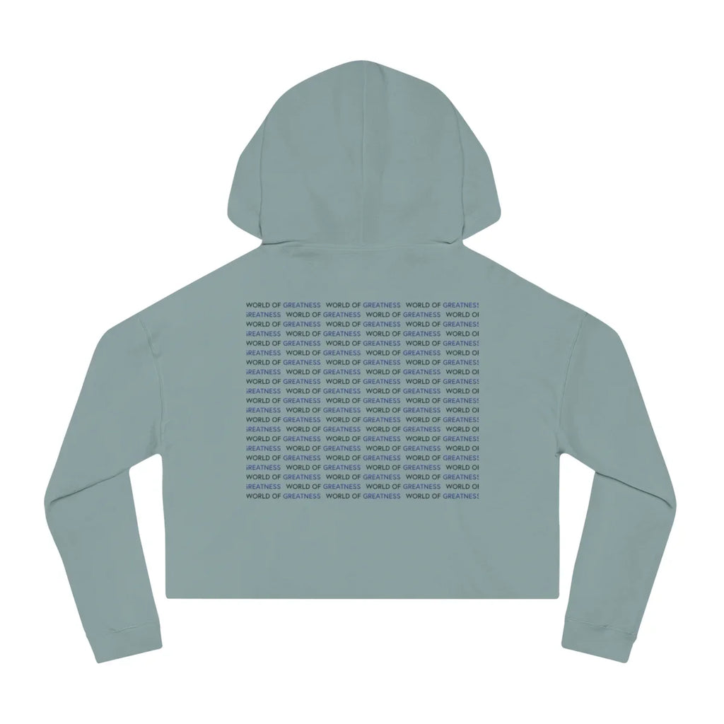 Women’s Cropped Hooded Sweatshirt - Clovr World