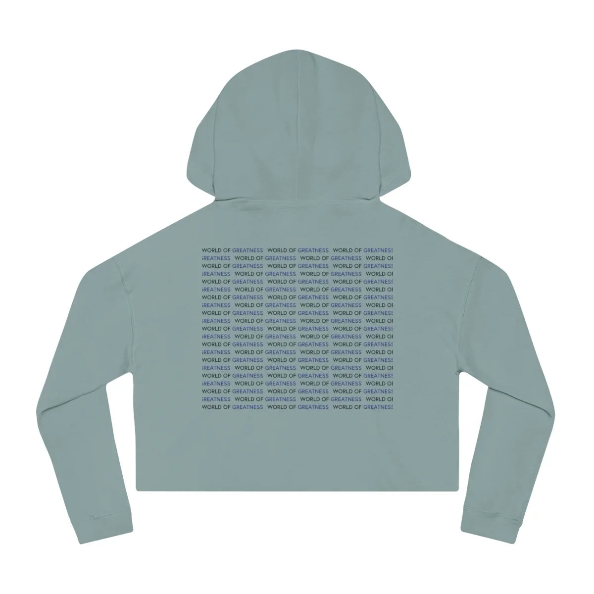 Women’s Cropped Hooded Sweatshirt - Clovr World