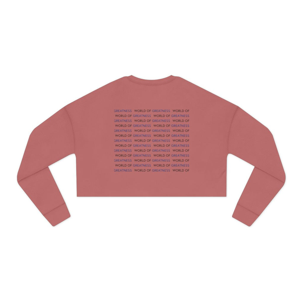 Women's Cropped Sweatshirt - Clovr World