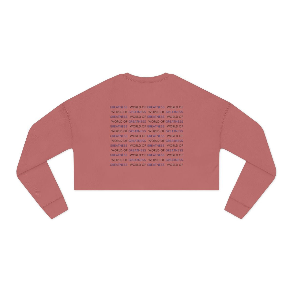 Women's Cropped Sweatshirt - Clovr World
