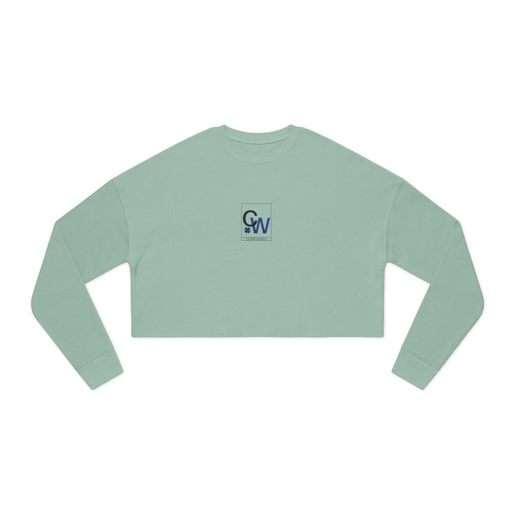 Women's Cropped Sweatshirt - Clovr World