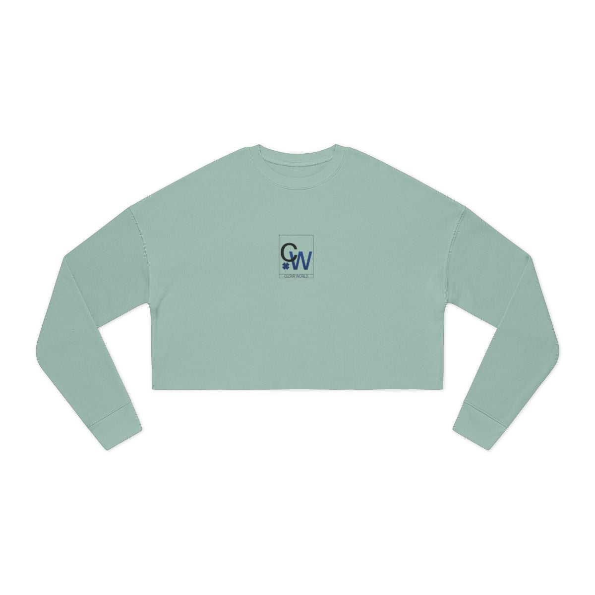 Women's Cropped Sweatshirt - Clovr World