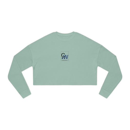 Women's Cropped Sweatshirt - Clovr World