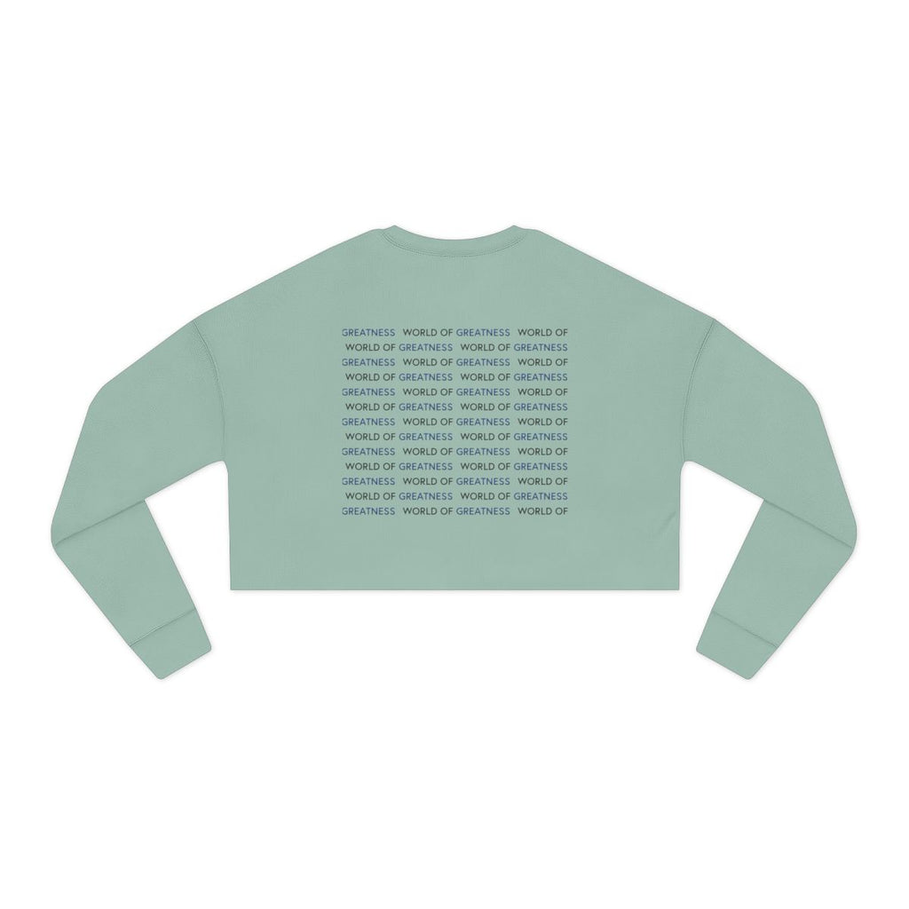 Women's Cropped Sweatshirt - Clovr World