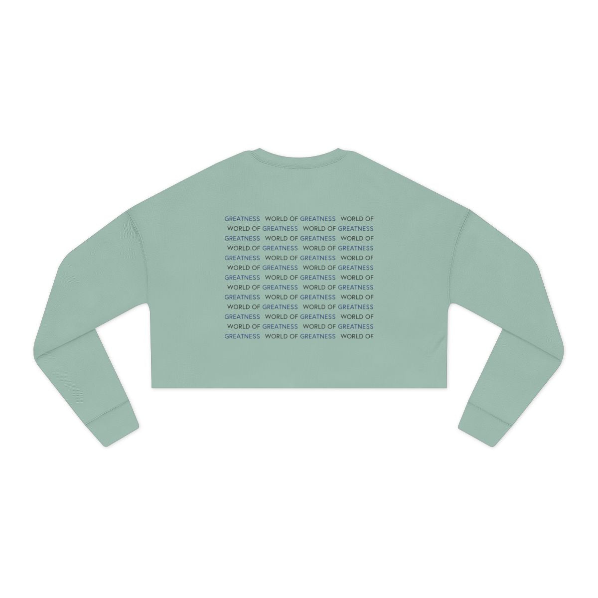 Women's Cropped Sweatshirt - Clovr World